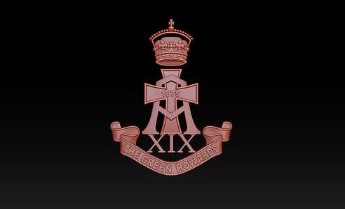 3D model The Green Howards Coat Of Arms