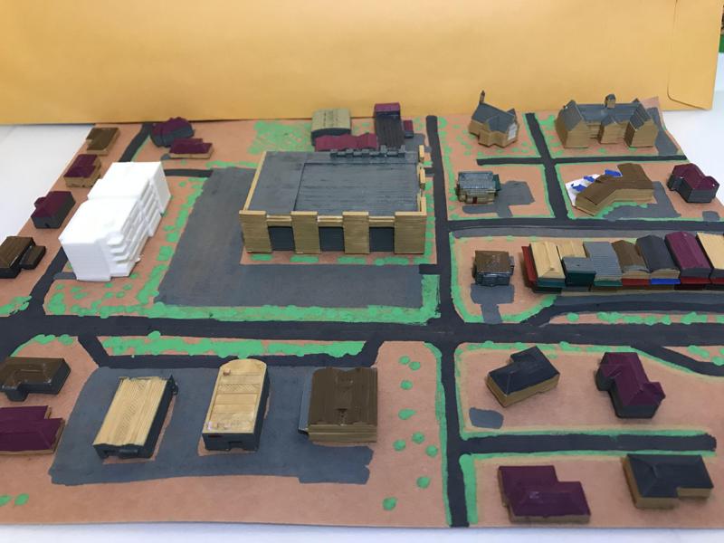 Millitown small houses, plate 1 (1/1000)