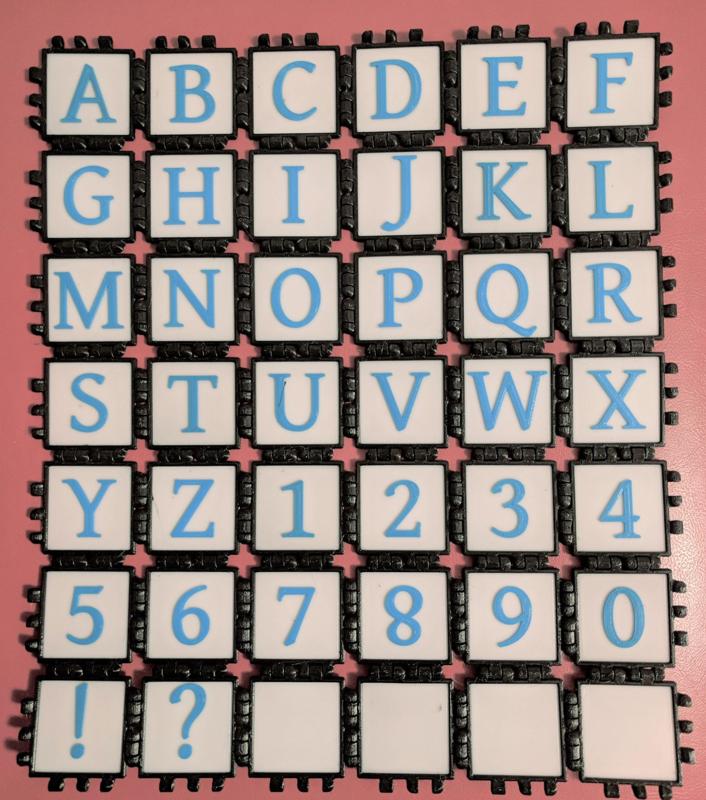 Multicolor Gentium Book Basic Square Font PolyPanels