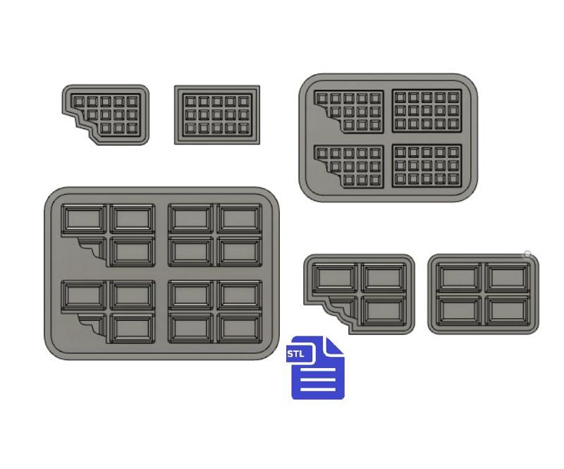 Chocolate Bars with Silicone Mold Housing