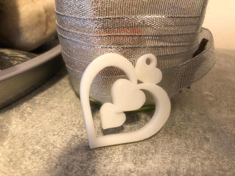 Heart Keychain or Pendant