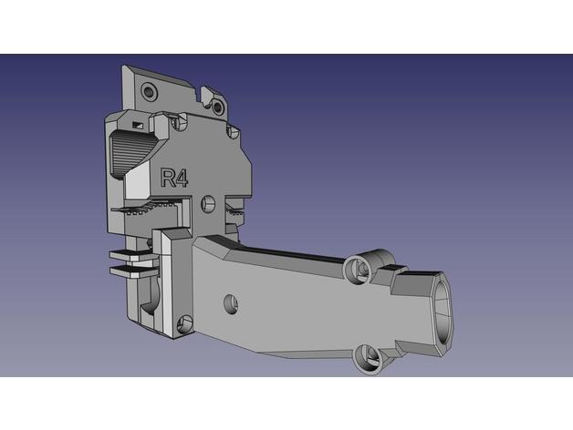 Prusa i3 MK3 X-axis-cable holder R4 extruder