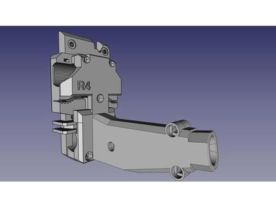 Prusa i3 MK3 X-axis-cable holder R4 extruder