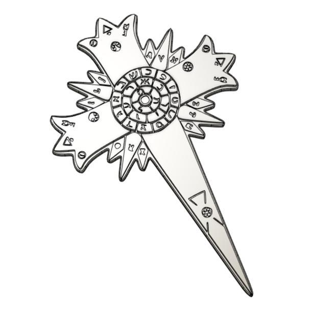 D. Gray Man - Black Order's brooch, the rose cross