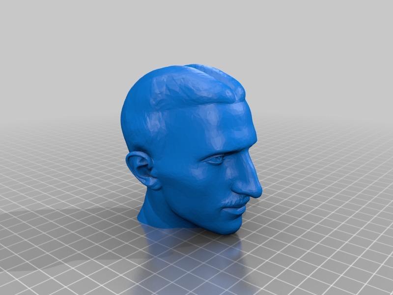 Nikola Tesla head