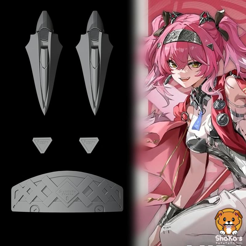 Lupa - Hair Accesories - Wuthering Waves Cosplay Prop