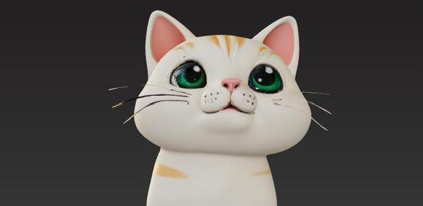 Flat Cat Articulated Meme Figure - Viral TikTok 3D Printable Pet Model