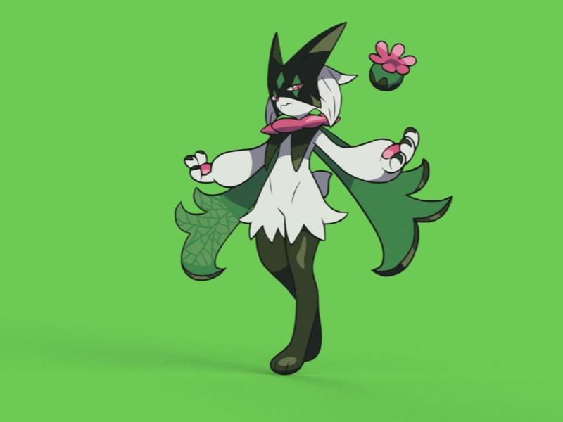 Meowscarada Wall Art