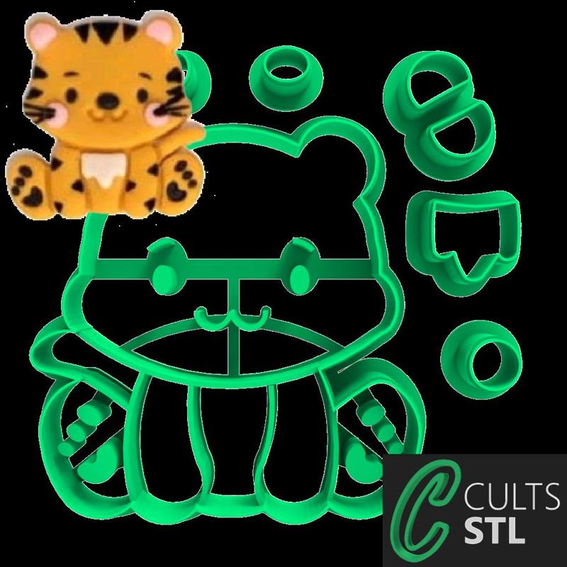 CORTADOR SAFARI - TIGRE - 6cm