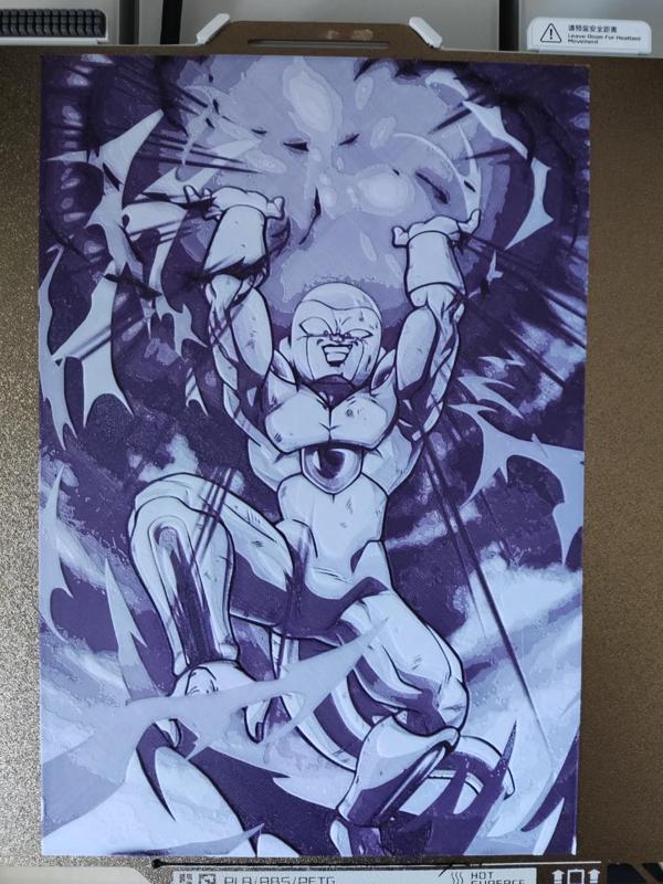 Dragon ball z Freezer hueforge 4 color