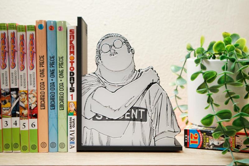 Bookend of Taro Sakamoto crunching the shoulder | Sakamoto Days Fan Art 🔫