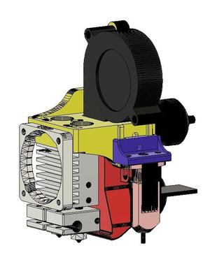 Chimera/Cyclops Hotend Mount CR-10 / Ender3 /  Ender5 w BLTouch