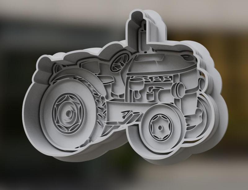 Traktor Cookie Cutter - Bake Farm Fun