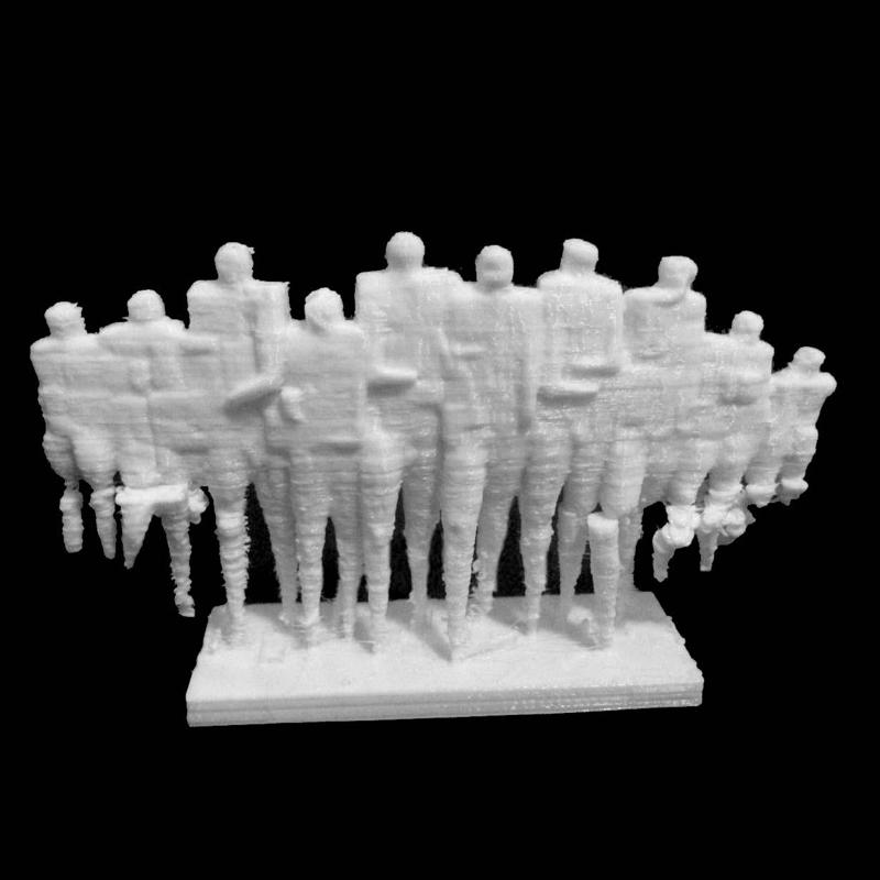 Protestors at the Middelheim Museum