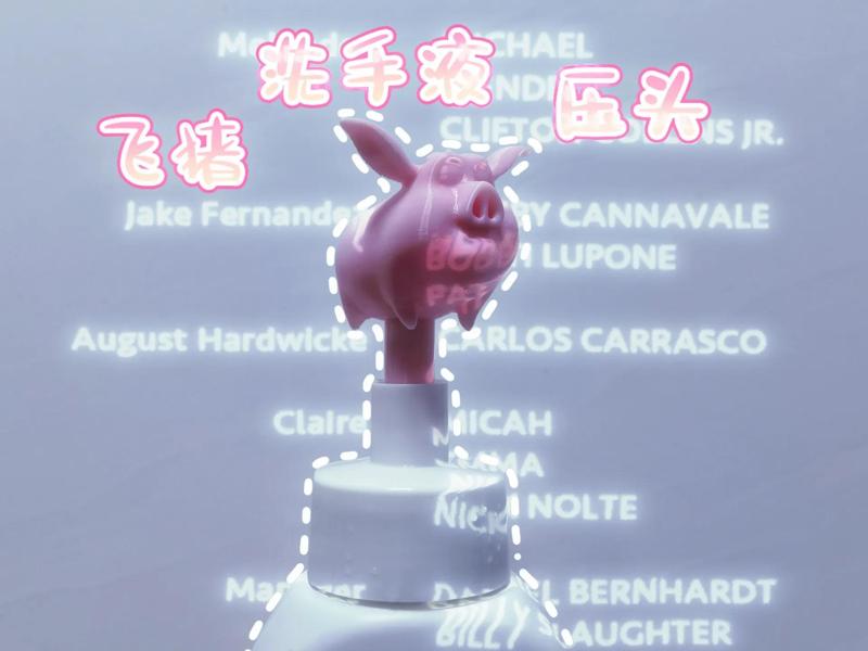 Flying Pig Soap Dispenser Pump