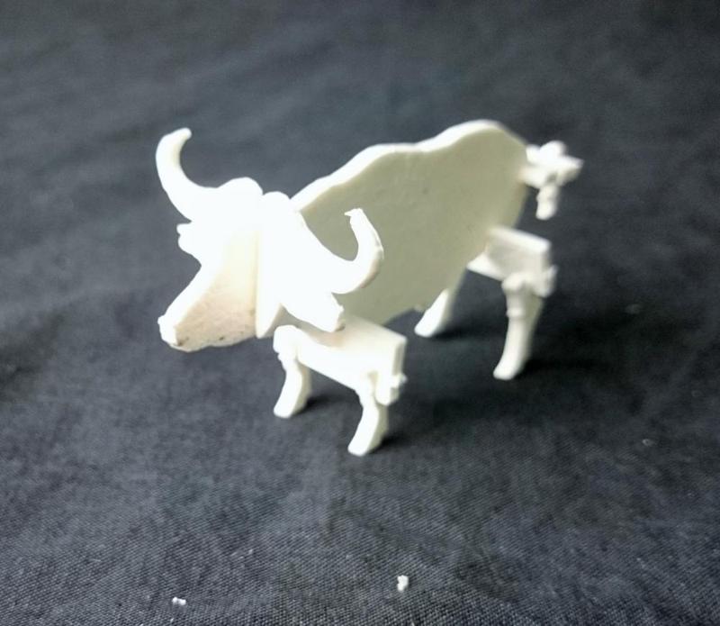 Puzzled Buffalo Card