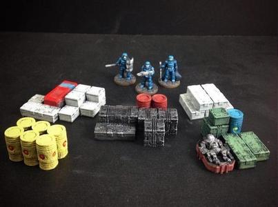 Sci-Fi Loot Markers (15mm scale)