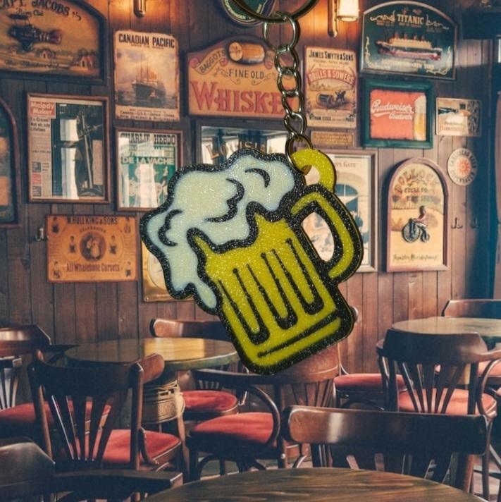Beer Keychain 3colors