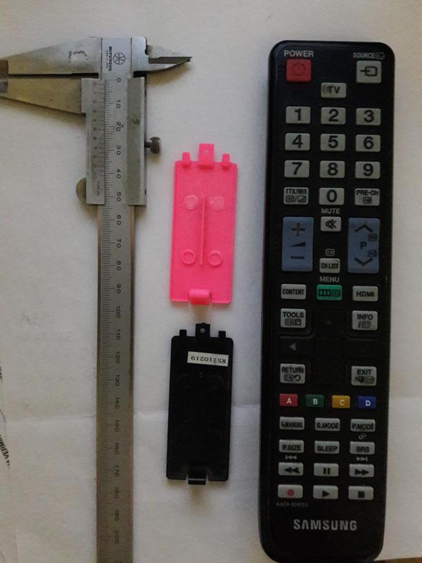 Samsung remote control battery cover