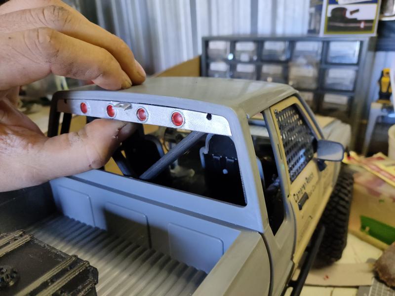 rc4wd xtra cab rear light panel (KOH 4619)