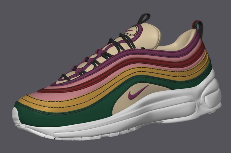 Nike Air Max 97 - Bambulab colored