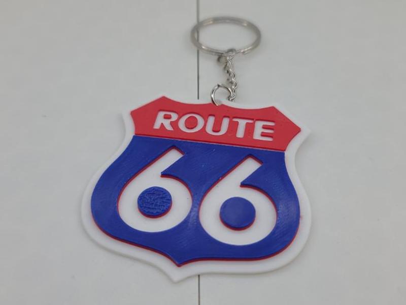 Route 66 Keychain
