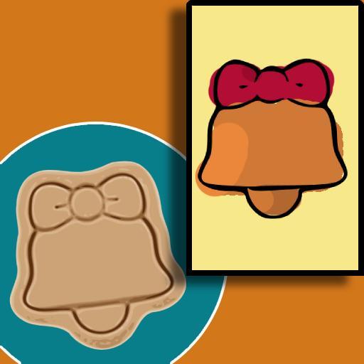 Christmas Bell Cutter For Cookies | Fondant | Pottery | Cold Porcelain | Craft