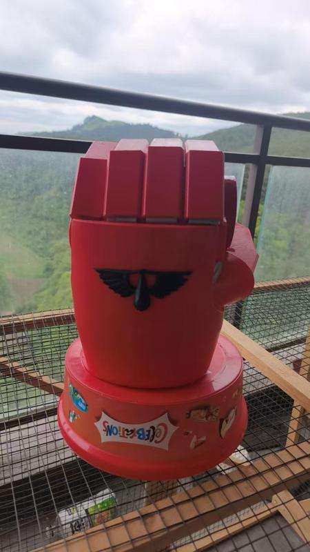 Power Drinker! beer drinks koozie drink holder power fist