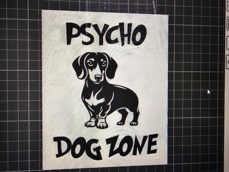 Psycho weiner dog