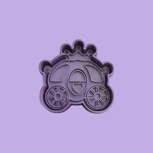 princess carriage cutter + princess carriage stamp / princess carriage cutter + stamp