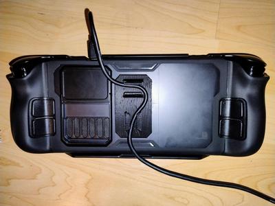 JSAUX Mod Case for Steam Deck Cable Strain Relief
