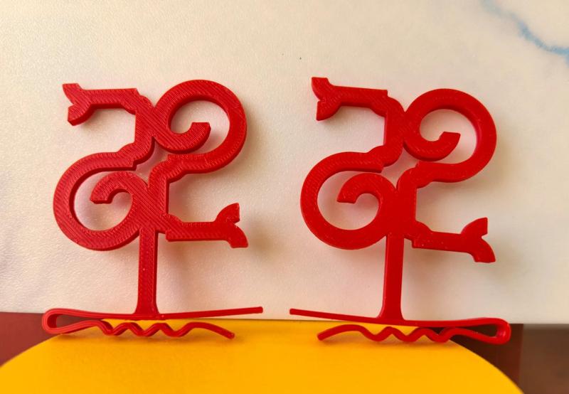 Double Happiness Hair Clip