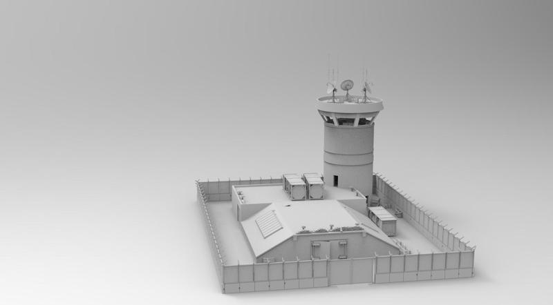 Drone Control center diorama