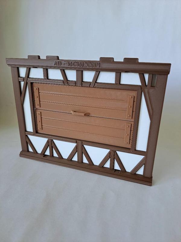 Store Wall for the Playmobil medieval house