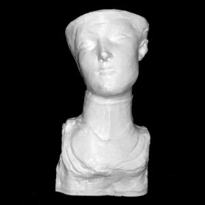 Mask of a Young English Woman in Brussels, Belgium