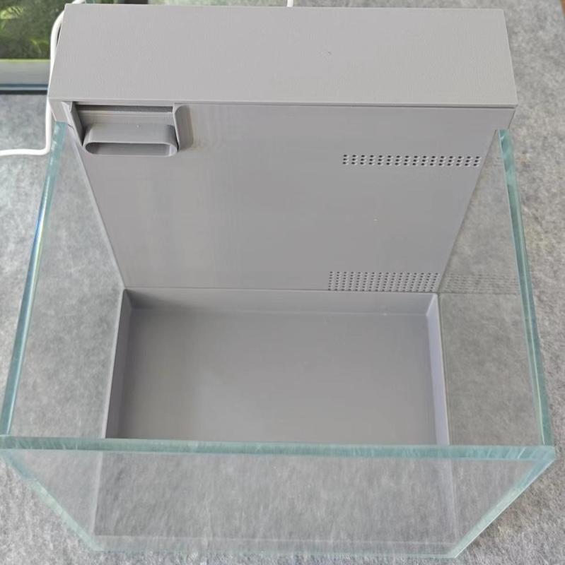 DIY Desktop Micro-Aquarium - Freshwater and Saltwater Compatible, 3D Printed 20-liter Back-Filter Aquarium, Modular Design DIY Small Reef Tank