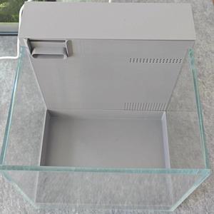 DIY Desktop Micro-Aquarium - Freshwater and Saltwater Compatible, 3D Printed 20-liter Back-Filter Aquarium, Modular Design DIY Small Reef Tank