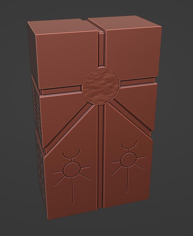 NECROMEN SUMMONING POST (28MM SCALE SCENERY PIECE)