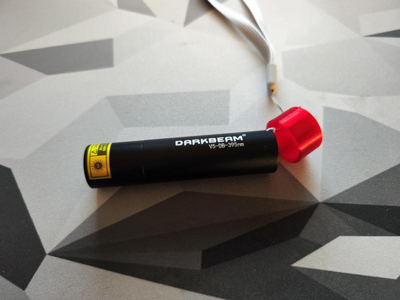 TPU Button cover for Darkbeam UV flashlight