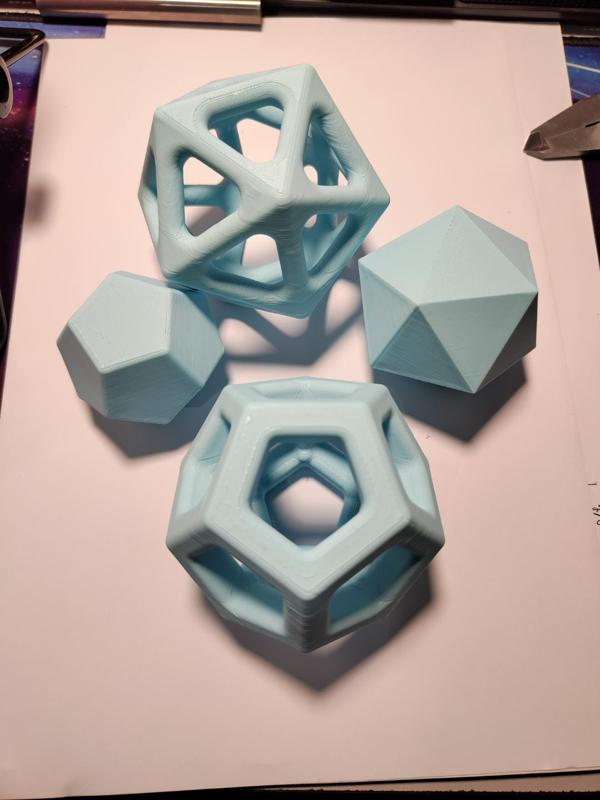 所有的正多面体