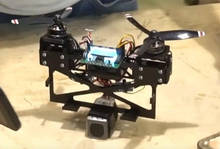 Cell Phone Drone (Bi-Copter)