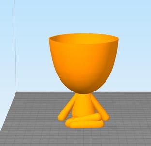 Robert plant yoga glass of discord flower pot