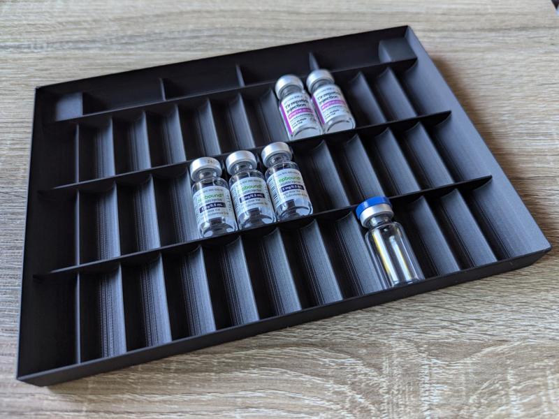 3mL vial holder for Igloo Legend 6-can cooler