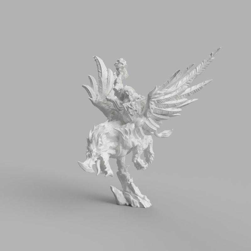 Alvar on -Thunderbeak- Gryphon