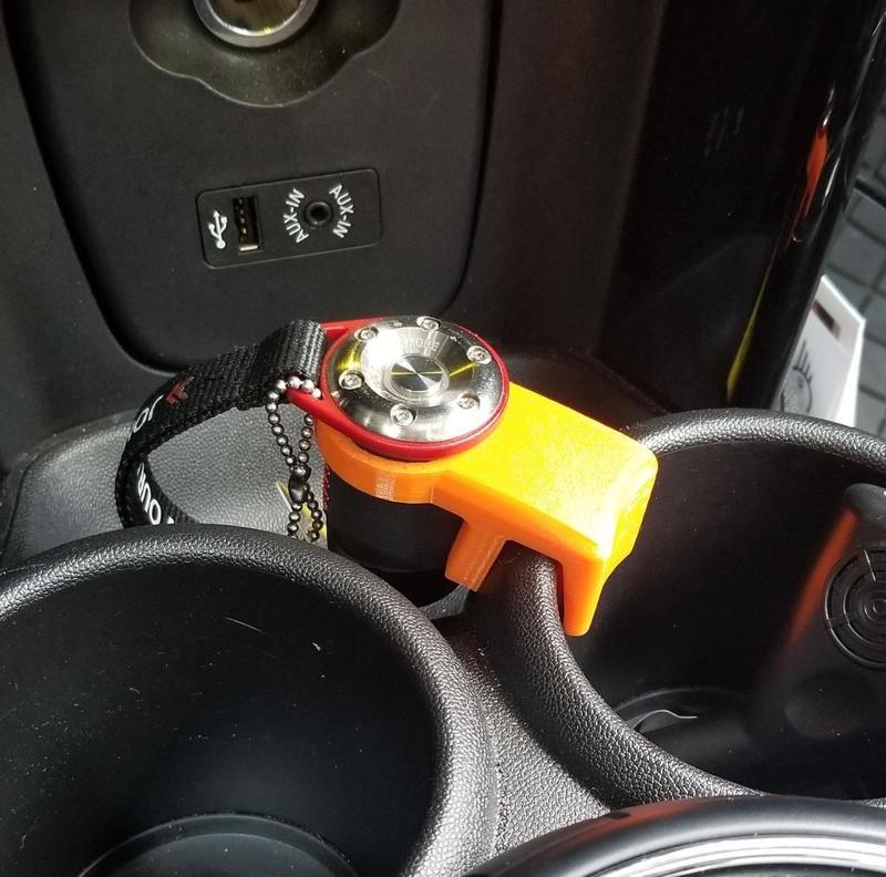 Exhaust Cupholder Mount for Mini Cooper JCW vehicle