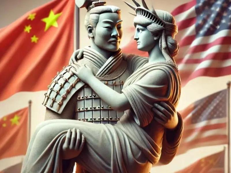 Terracotta Army and Statue of Liberty