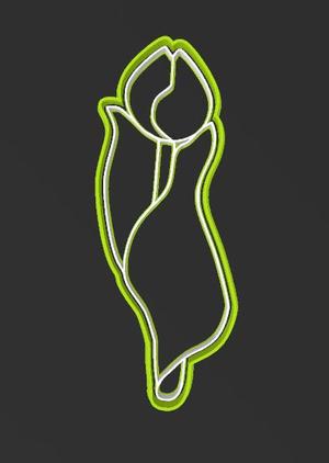 Tulip, Cookie Cutter Woman's Day