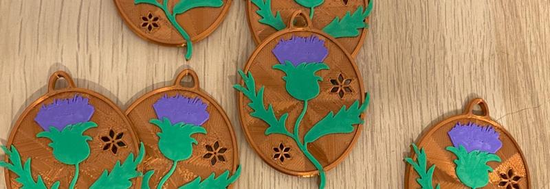 Thistle Christmas Tree Decoration 