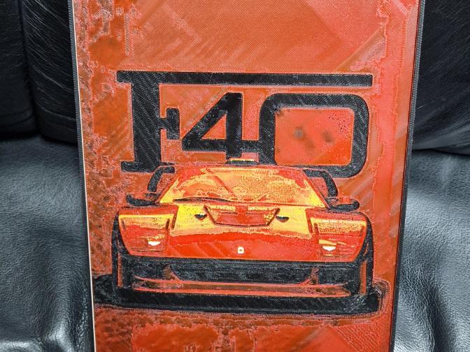 Hueforge Ferrari F40