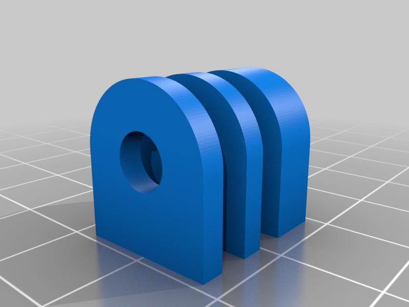 Motorcycle Foot Peg GoPro Mount